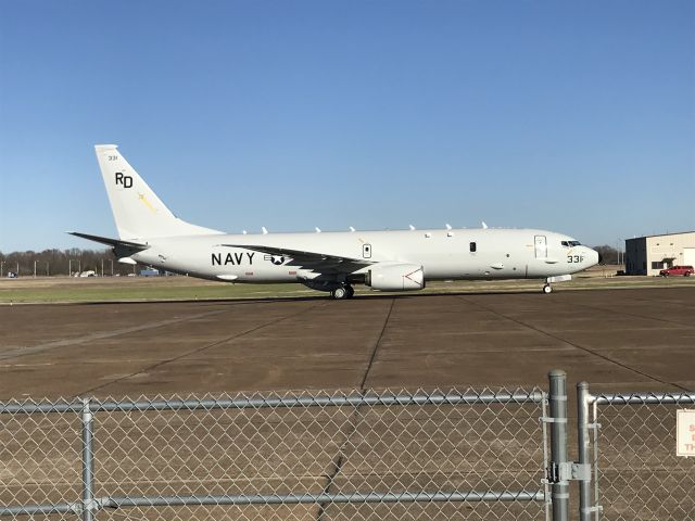 — — - Millington, TN airport.. watching a new P8 taxi.  