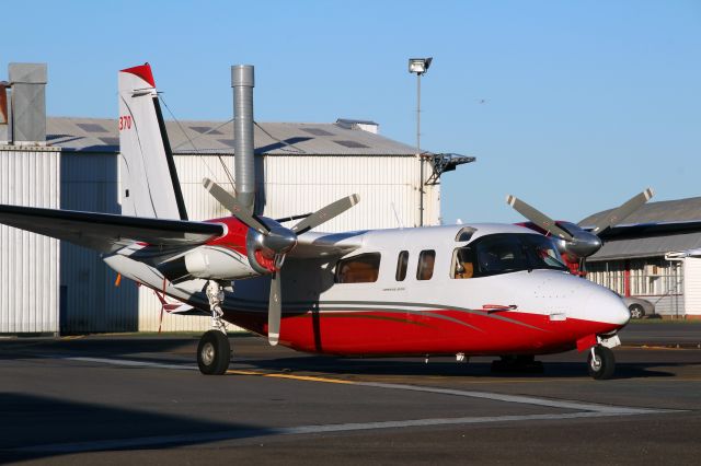 Rockwell Turbo Commander 690 (VH-ATF) - Alpha Tango Foxtrot parked outside it's hangar on the eastern apron at archerfield.