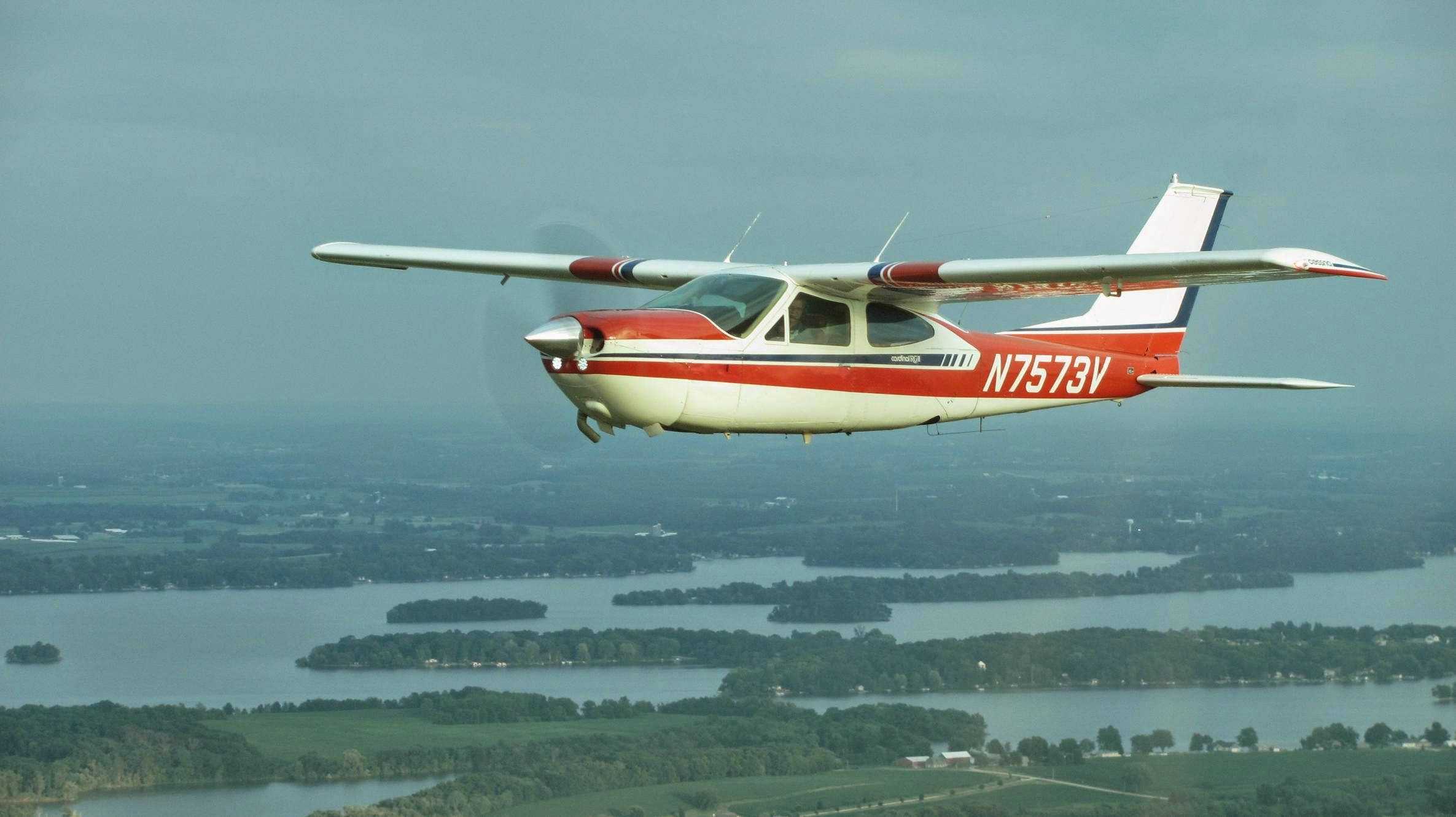 Cessna 177RG Cardinal RG (N7573V) - Over Beaver Dam WI, 7/25/2014