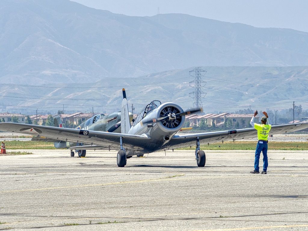 N54822 — - Vultee BT-13B at Planes of Fame, Chino CA, May 2019