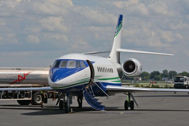 Dassault Falcon 2000 (C-GSFU) - Visiting CYHU and LUX FBO in July 2022