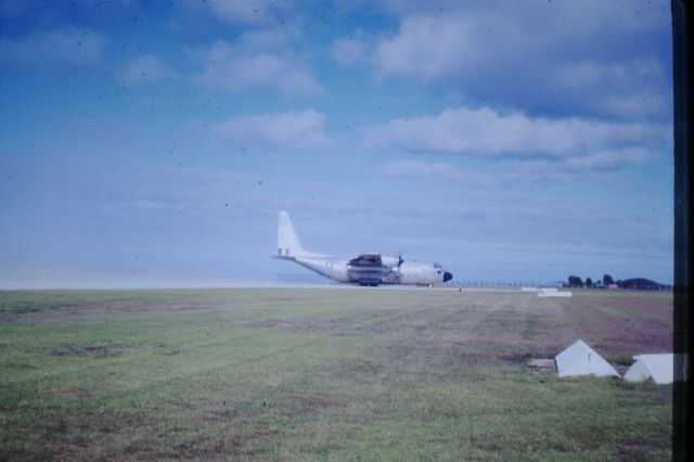 Lockheed C-130 Hercules (A97071) - RAAF C130E departing RWY32, circa 1967