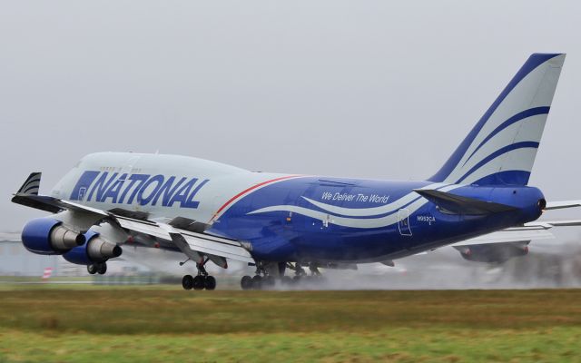 Boeing 747-400 (N952CA) - national b747-4f n952ca landing at shannon 13/2/16.