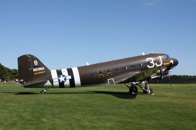 Douglas DC-3 (N59NA) - At Cape Cod Airfield