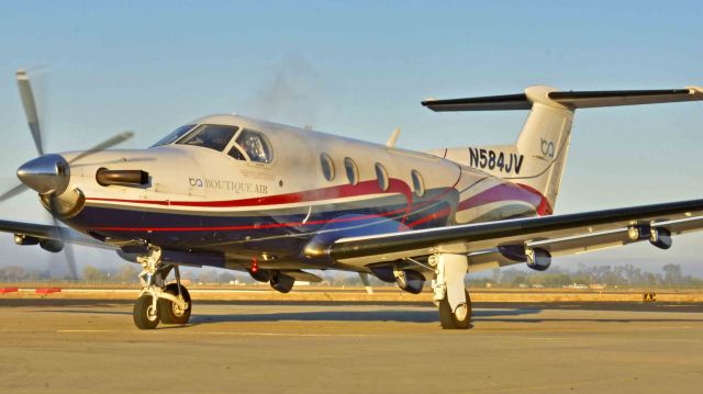 Pilatus PC-12 (N584JV)