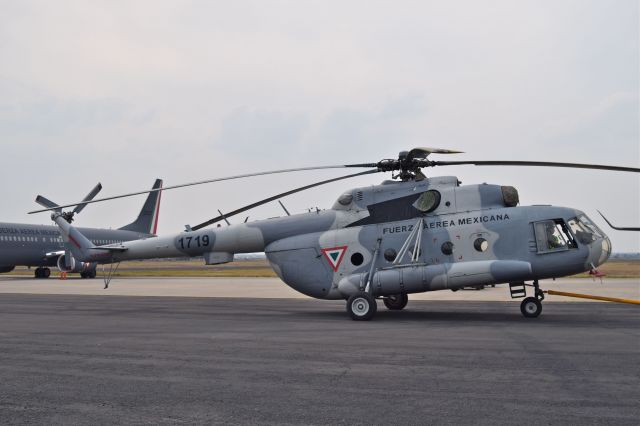 FAM1719 — - Mil Mi-17 MTV-1 FAM-1719 on display during the open day "La Gran Fuerza de México" at Santa Lucia AB in august 2018.