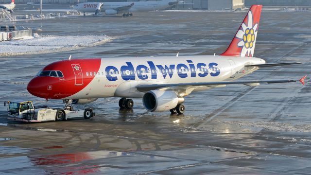 Airbus A320 (HB-JLS) - Airbus A320-214, Edelweiss, Dec 3, 2023