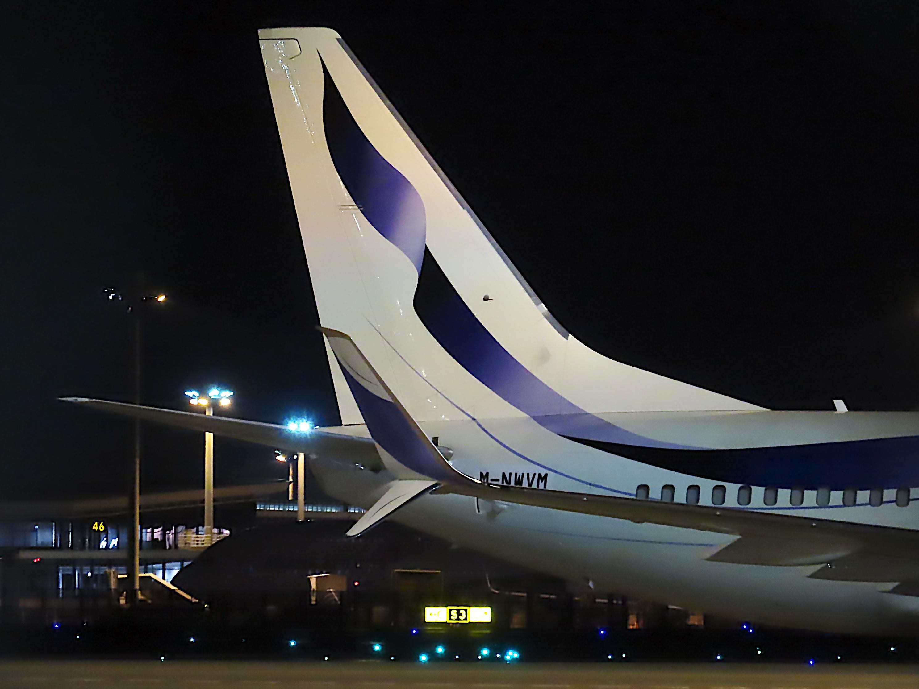 Boeing 737-700 (M-NWVM) - Photo taken on Feb 02, 2024.
