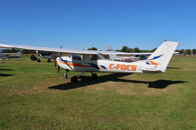 C-GQCS — - C-GQCS CESSNA 150-G RVA à L'Aéroport de Salaberry de Valleyfield CSD3 QC. Le 24-09-2022 à 11:17