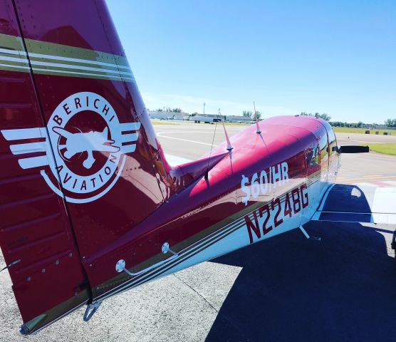 Piper Cherokee (N2248G) - On the Berichi Aviation Ramp at KFXE.