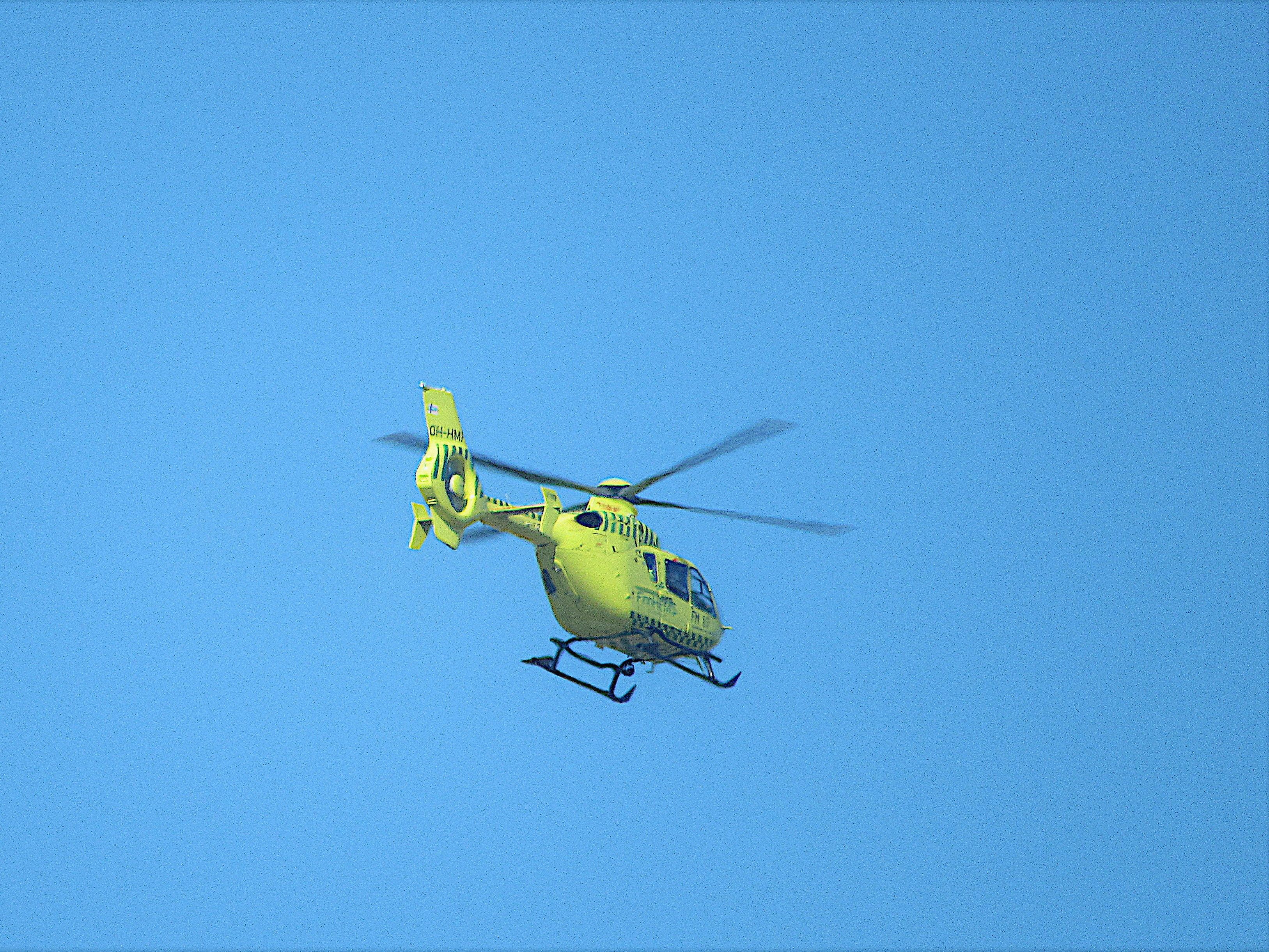 OH-HMF — - Photo taken April 15 2021 from my window. For some reason The Aircraft did not appear on Flightradar24 so I'm not 100% sure about the registration. 