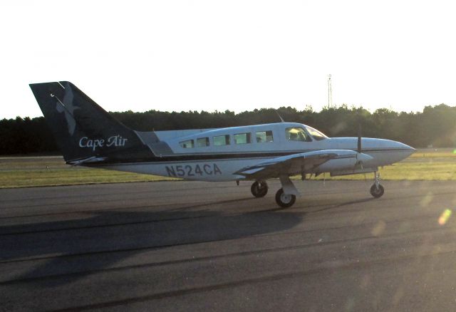 Cessna 402 (N524CA) - Early morning at the Cape.