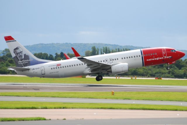 Boeing 737-800 (LN-DYP) - Manchester Viewing Area