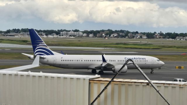 Boeing 737 MAX 9 (HP-9913CMP) - View from Inside Terminal E