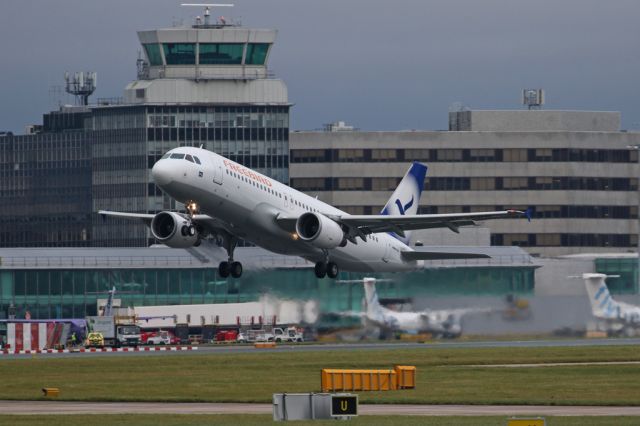 Airbus A320 (TC-FBO) - FHY606 departing to LGW before continuing to Antalya