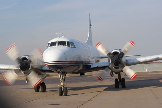 N191FL — - CONVAIR CV-580 at KEAU picking up some parts for the Ford Motor Company