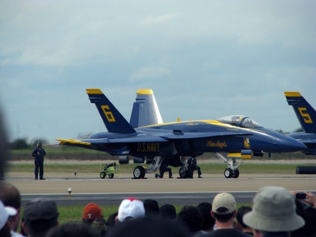 — — - Blue Angel #6 at Fort Worth, Texas - Alliance Air Show