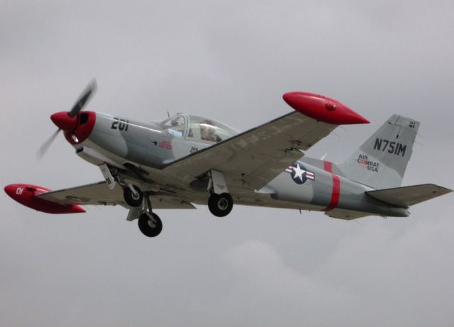 Mooney Mustang (N751M) - Taking off from RWY 24 for opening flyover of Fullerton Airport day 5.9.2015.
