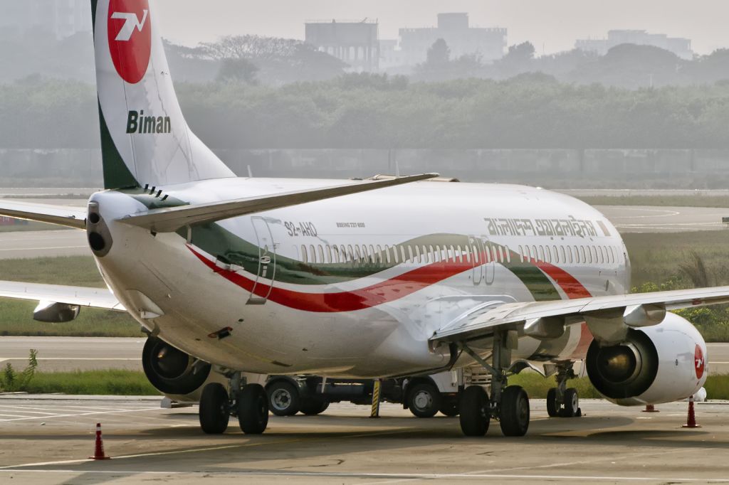 Boeing 737-800 (S2-AHO) - 5th Jan., 2016