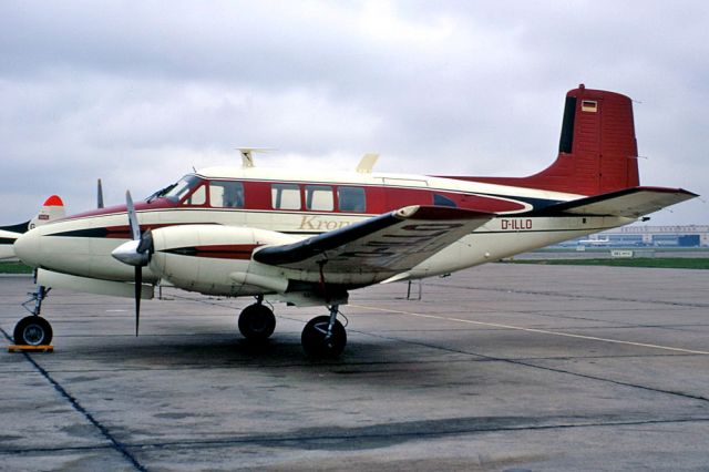 D-ILLO — - BEECH 65-80 QUEEN AIR - REG D-ILLO (CN LC-143) - LONDON INTERNATIONAL AIRPORT HEATHROW UK - EGLL 8/4/1967