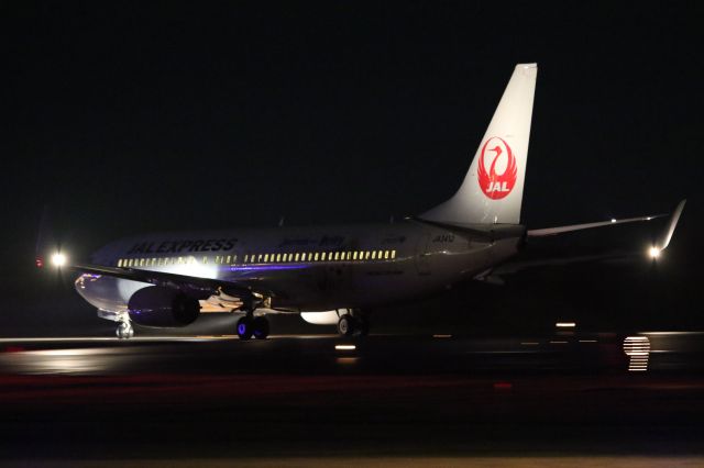 Boeing 737-800 (JA341J) - 15 December 2015:HKD-HND.
