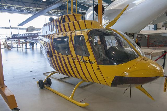 VH-FFZ — - One of Aviation Australia Helicopters, this one being a AMT OH-58A. Since this photo was taken a new helicopter matinance hanger has been built and the aircraft has moved to its new home in there. 