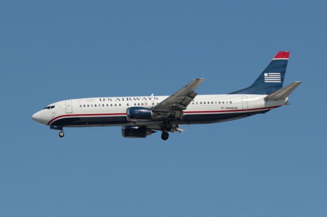 BOEING 737-400 (N444US) - USAirways, N444US, Boeing 737-4B7, msn 24862, Photo by John A. Miller, a rel=nofollow href=http://www.PhotoEnrichments.comwww.PhotoEnrichments.com/a