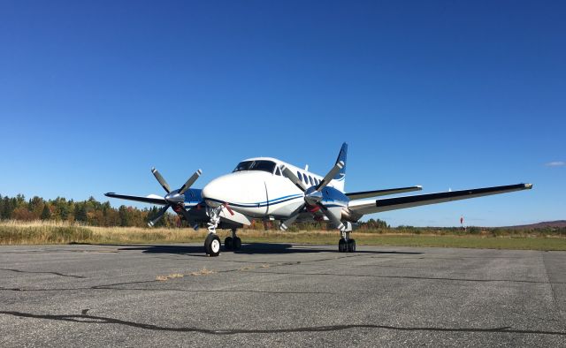 Beechcraft King Air 100 (N6045S) - My favorite aircraft I've flown. We routinely operated this beautiful B100 from Jackman's 2900' strip. 