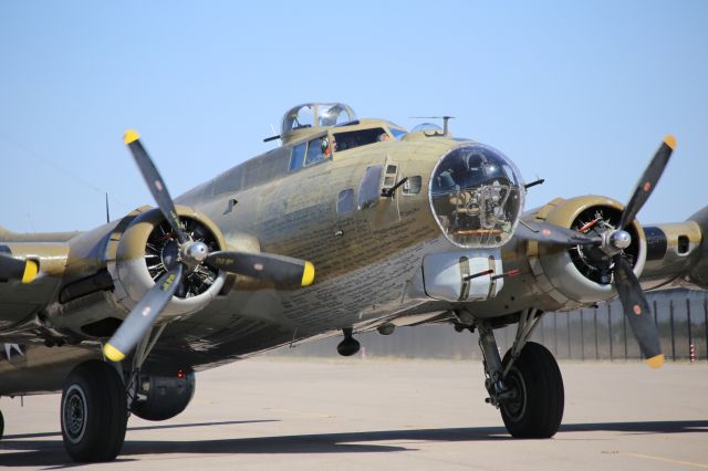 Boeing B-17 Flying Fortress (N93012) - Collings Foundation Boeing B-17G, Nine-O-Nine, on 18 April 2015.