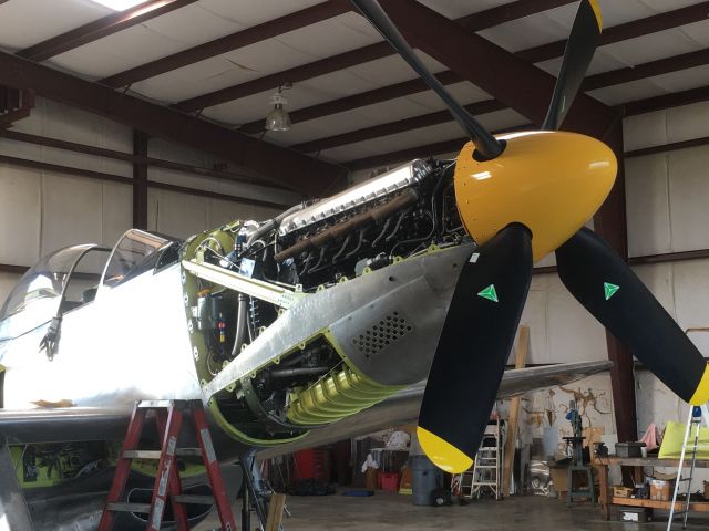 N887XP — - Packard Merlin on XP-82 Twin Mustang, around 2018.