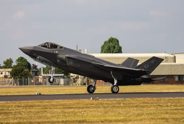 Lockheed F-35C — - USAF F35A landing at RIAT 18