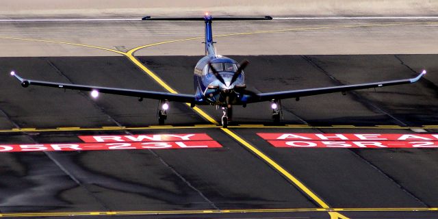 Pilatus PC-12 (F-HGJF) - at the holding position