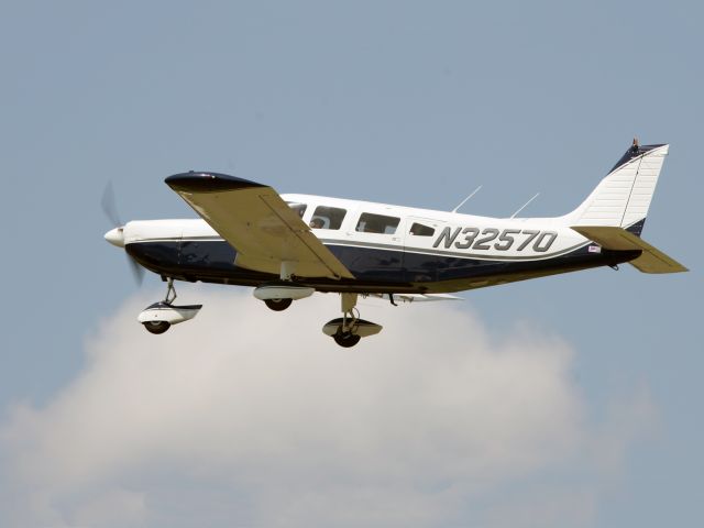 Piper Saratoga (N32570) - This is a very nice personal travel aircraft with a huge payload. Take off runway 26 at Danbury.