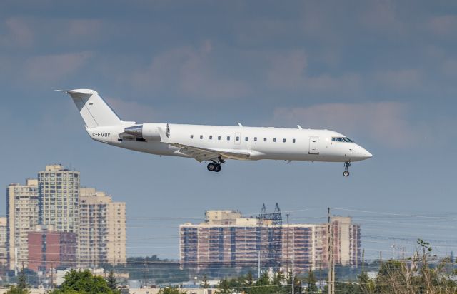 Canadair Regional Jet CRJ-200 (C-FMUV) - Voyageur Airways 200 inbound from Jack Garland Airport in North Bay on the first leg of a whirlwind tour of the southern States and Caribbean for the weekend!