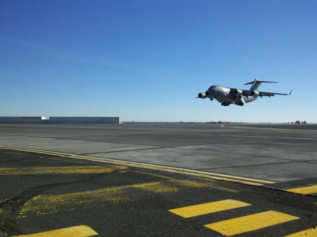 Boeing Globemaster III — - Taken with my cell phone!