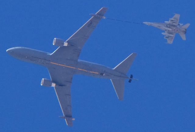 Boeing KC-46 Pegasus (N462KC) - At about 16,000'.  Lone Pine, California, September 26, 2019.