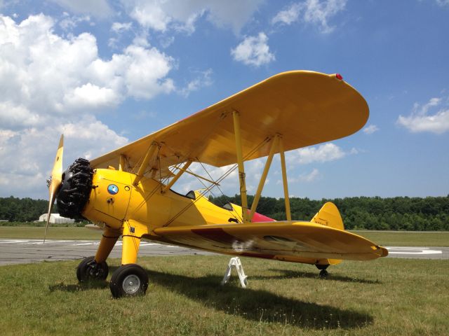 N75NM — - Flew to see my buddy Pat at 2W6 and saw this excellent Stearman on the ramp! Would love to fly low over the Eastern Shore in this baby!! 1944 Boeing Stearman