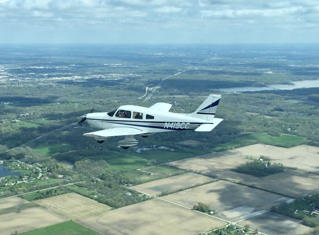 Piper Dakota / Pathfinder (N419CC) - Formation flight to KMIE