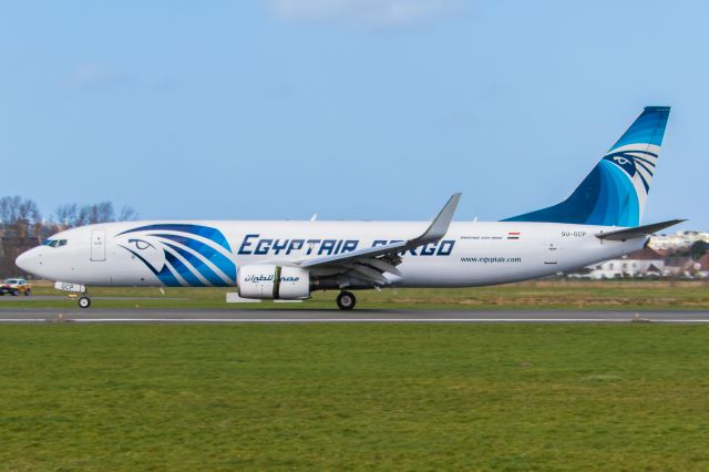 Boeing 737-800 (SU-GCP) - First visit and 2nd commercial flight of that converted aircraft as MSR520/1 CAI/OST/CAI 