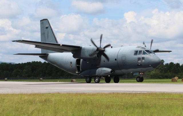 ALENIA Spartan (C-27J) (1027025) - A U.S. Army Alenia Aermacchi C-27J Spartan arriving at NE Alabama Regional Airport, Gadsden, AL - August 9, 2022.