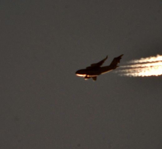 Boeing Globemaster III — - C-17 west of Cleveland headed towards D.C. 10-23-14