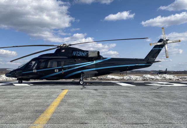 Sikorsky S-76 (N13HF) - March 4, 2021 - Rested at Frederick Airport for 4 hours