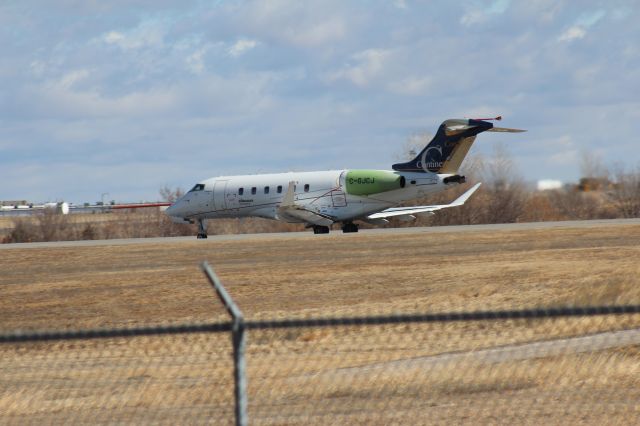 Bombardier Challenger 300 (C-GJCJ) - 022014 Bombardier testbed on take-off roll