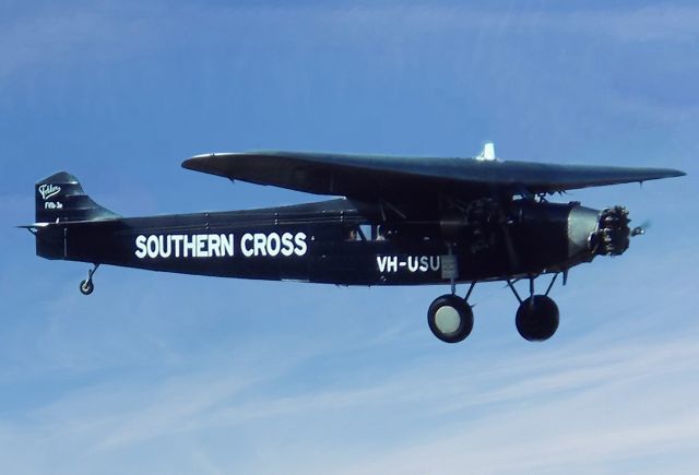 — — - FOKKER FAA F-VIIB-3M REPLICA - REG : VH-USU (CN SCA-28) - GOOLWA AIRPORT SA. AUSTRALIA - YGWA (9/5/1993)