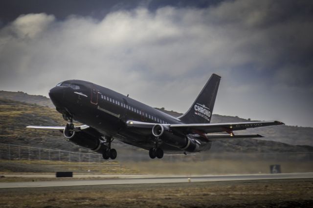 Boeing 737-200 (C-GTVO) - Photo was taken on SEP.7.2022 on a beautiful day here in Iqaluit, Nunavut. Photo taken with a Sony A6400 and Sony 70-350mm G Lens