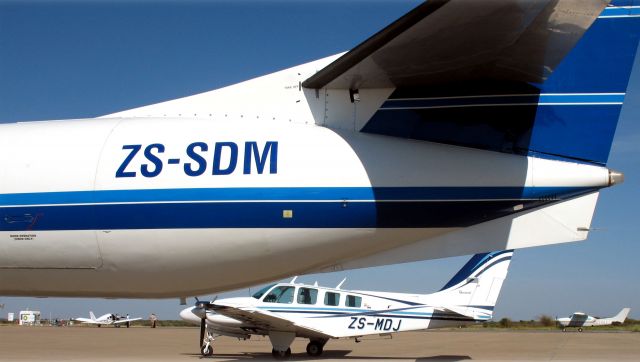 Fairchild Dornier SA-227DC Metro (ZS-SDM) - Progress Airs Metroliner at Francistown, Botswana