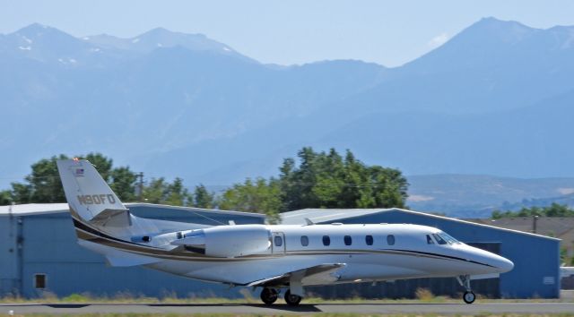 Cessna Citation Excel/XLS (N90FD) - Departing from 27 at Carson City