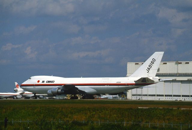 Boeing 747-200 (JA8160) - Departure at Narita Intl Airport Rwy34 on 1986/10/19