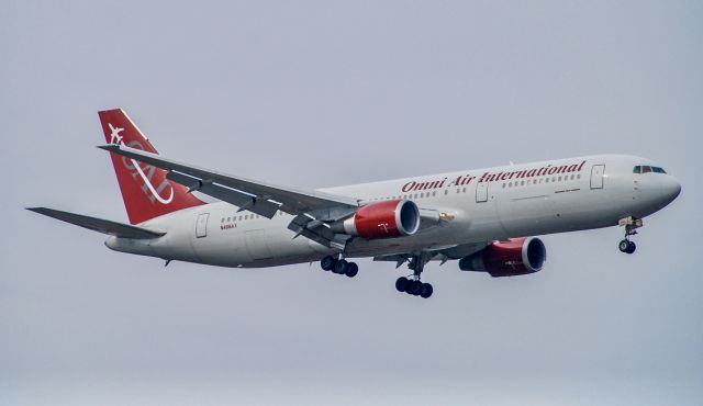 N468AX — - An Omni Air International operating as a military charter from DFW.  The 767-300 is still my favorite widebody!  1/15/2022.