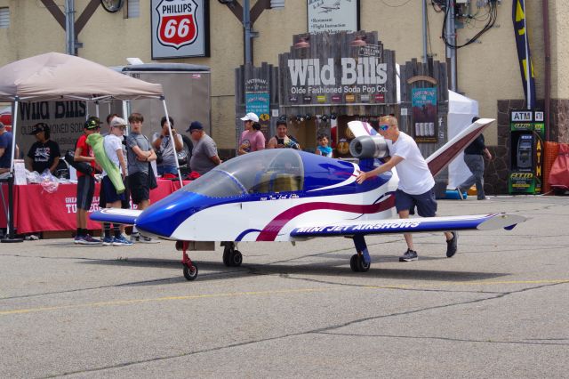 SONEX JSX SubSonex (N798LL) - GREENWOOD LAKE AIRPORT, WEST MILFORD, NEW JERSEY, USA-JUNE 11, 2023: Seen by RF at the 2023 Greenwood Lake Air Show was aerobatic pilot Tom Larkin pushing his Mini Jet from the hangar to the ramp in preparation for his performance at this year's show.